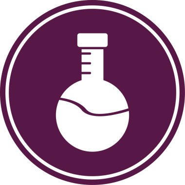 Bir matara simgesinin vektör illüstrasyonu