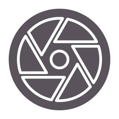 Tekerlek. Web simgesi basit illüstrasyon