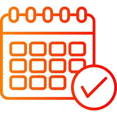 Takvim. Web simgesi basit tasarım