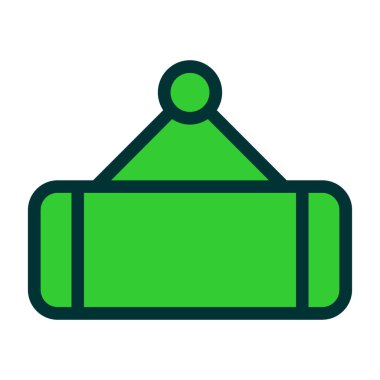 yeşil doldurulmuş vektör simgesi tasarımı