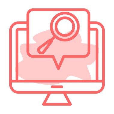 izleyici simgesi, vektör illüstrasyonu