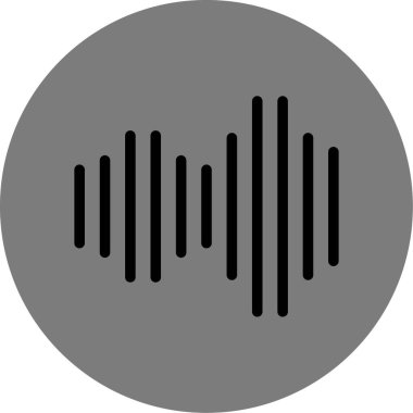 müzik notası simgesi modada arka planda n