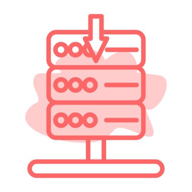 Modern b 'nin vektör illüstrasyonu eksik simgesi