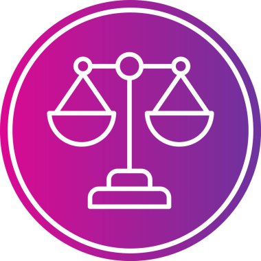 vektör ölçekleri simge illüstrasyonu