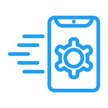 Telefon simgesi vektör illüstrasyonu