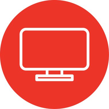 Bilgisayar simgesinin vektör illüstrasyonu