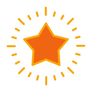 yıldız derecelendirme vektörü simgesi