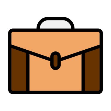 çanta izole vektör tasarımı düzenlenebilir