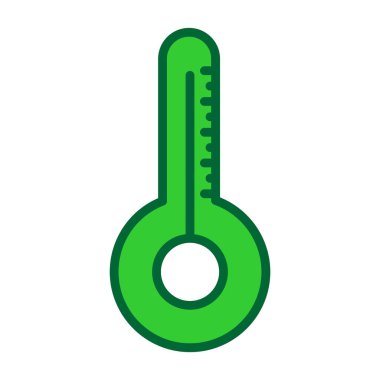 termometre simgesi vektör illüstrasyonu