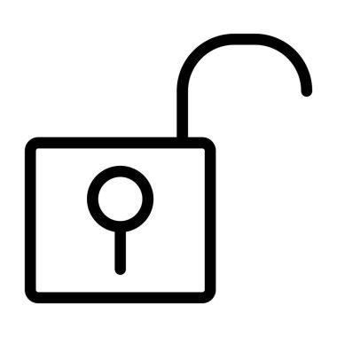 Kilit anahtar vektör simgesi