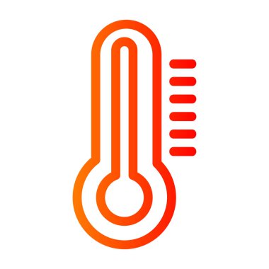 termometre simgesi vektör illüstrasyonu