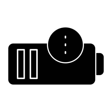 kamera simgesi vektör illüstrasyonu