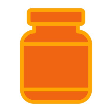 İlaç şişesi vektör simgesi