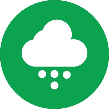 Bulut. Web simgesi basit tasarım