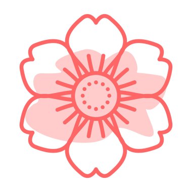 güzel çiçekler dekoratif simgesi