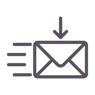 İleti simgesi satır biçiminde. e- posta iletisi simgesi, e- posta ve ileti