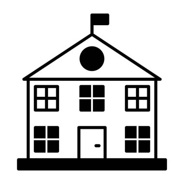 ev simgesi vektör illüstrasyonu