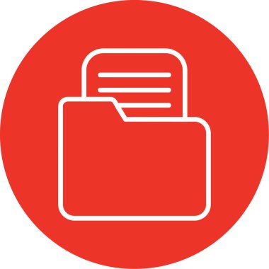 dosya simgesi, vektör illüstrasyonu