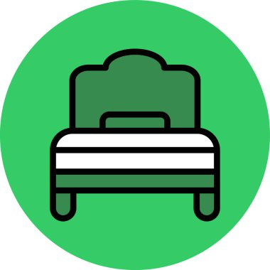 yatak vektörü resimleme tasarımı