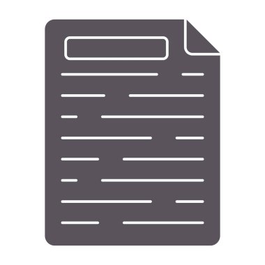 dosya belgesi vektör illüstrasyonu