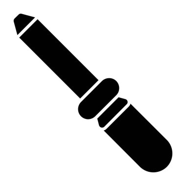 Kalem. Web simgesi basit illüstrasyon