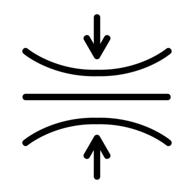 Kolayca değiştirebilen veya düzenleyebilen ok vektörü simgesi