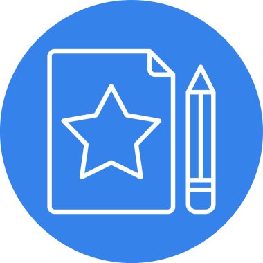 Yıldız. Web simgesi basit illüstrasyon