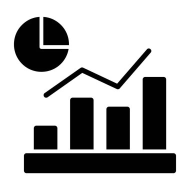 büyüme grafiği vektör illüstrasyonu