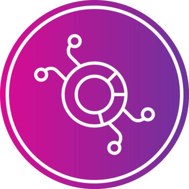 seo modern simgesinin vektör illüstrasyonu