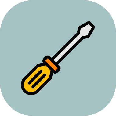 tornavida ikonu vektör çizimi