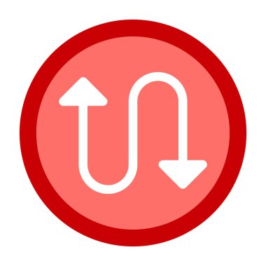 ok vektörü simgesi modern basit vektör çizimi beyaz arkaplanda izole edildi