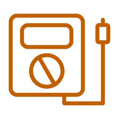 Pil. Web simgesi basit illüstrasyon