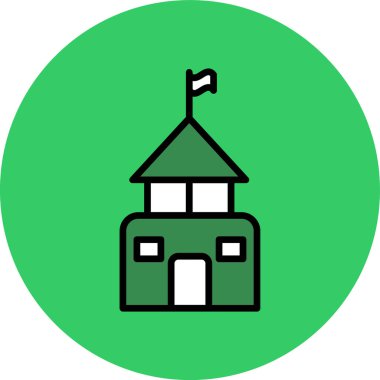 ev simgesi vektör illüstrasyonu