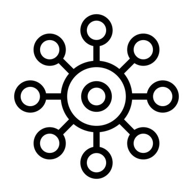 Ağ web simge vektör çizim