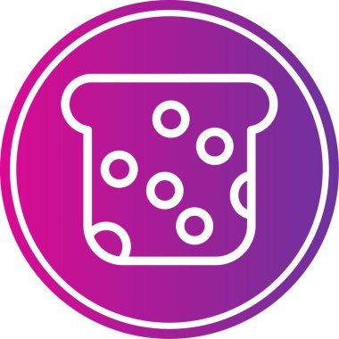 Gıda simgesinin vektör illüstrasyonu