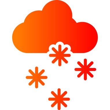 Kar simge vektör çizim