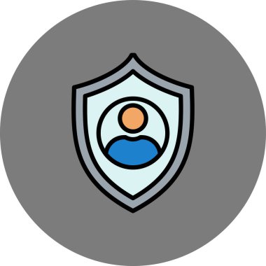 vektör güvenlik simgesi illüstrasyonu