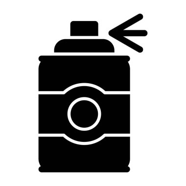 Gaz tankı simgesinin vektör illüstrasyonu
