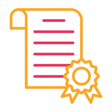 belge vektör simgesi modern basit tasarım