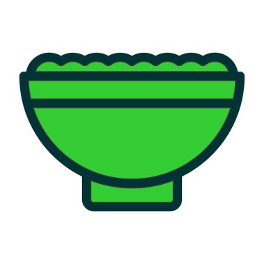 kase vektör renk çizgisi simgesi