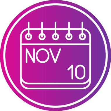 Takvim simgesinin vektör illüstrasyonu