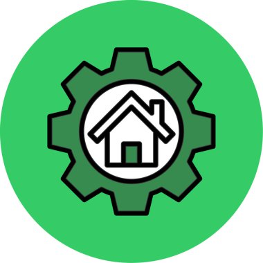 ev vektörü illüstrasyonu