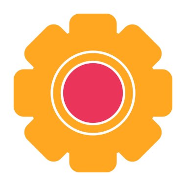 Teçhizat Web simgesi basit illüstrasyon