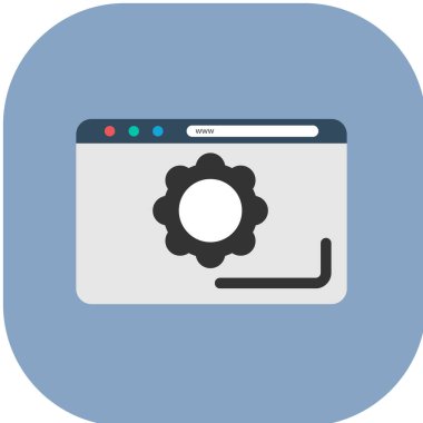 Web tasarım vektör renk çizgisi simgesi