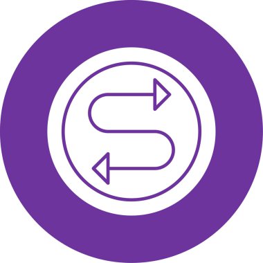 Modern simgenin vektör illüstrasyonu