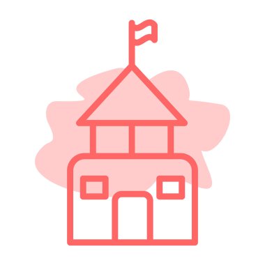 Yapı simgesinin vektör illüstrasyonu