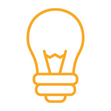 ampul simgesi vektör illüstrasyonu