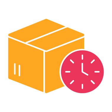 zaman dağıtım servisi vektör illüstrasyonuName