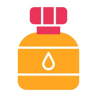 yağ şişesi ikonu vektör illüstrasyon tasarımı
