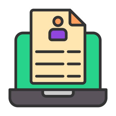 dosya dizini vektör illüstrasyonu